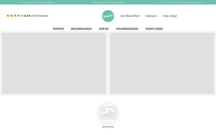 Screenshot of bloompost.nl