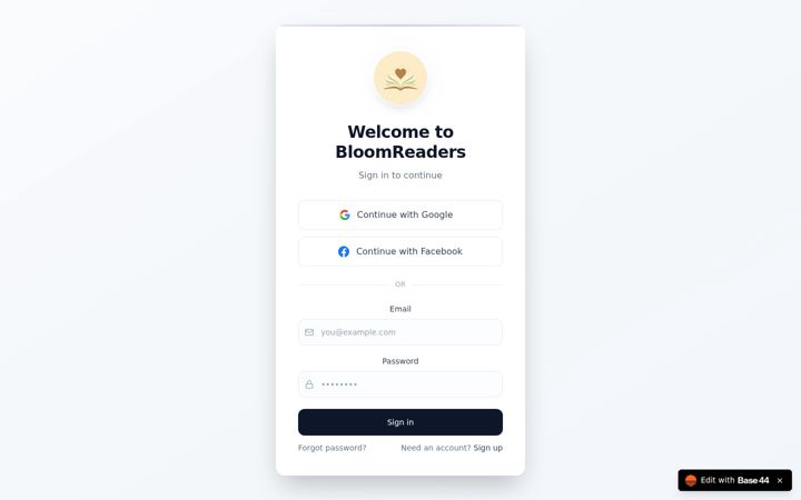 Screenshot του bloomreaders.online