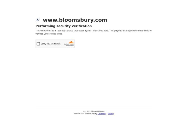Screenshot di bloomsbury.com