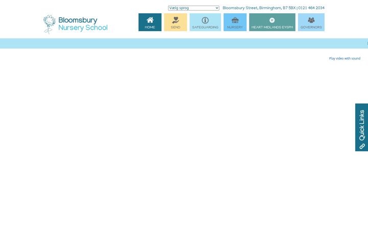 Screenshot of bloomsburynurseryschool.co.uk