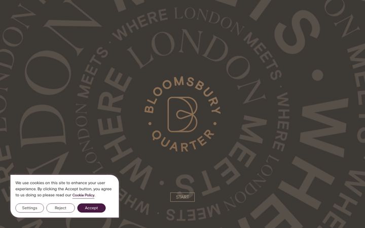 Screenshot of bloomsburyquarter.com