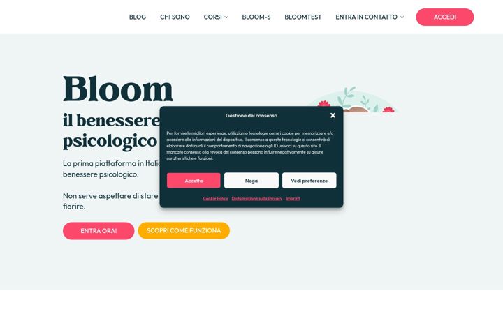 Screenshot of bloomspace.it
