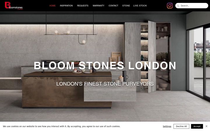 Screenshot of bloomstoneslondon.com