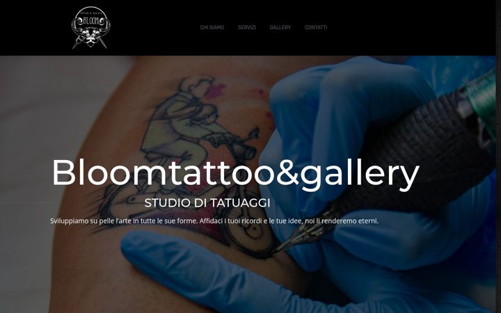 Screenshot of bloomtattooegallery.it
