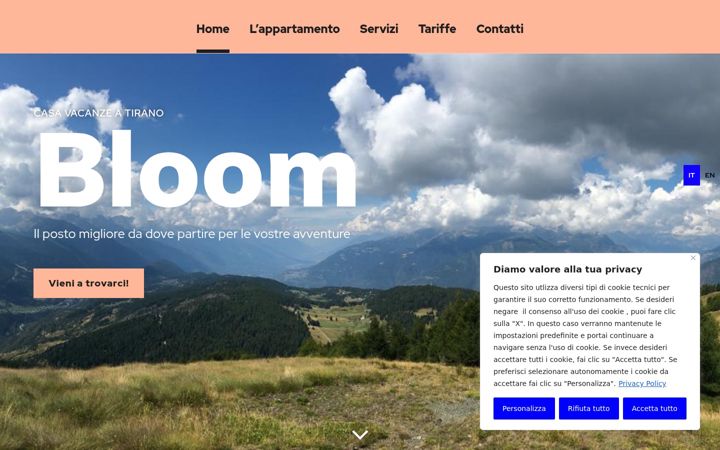 Screenshot of bloomtirano.com