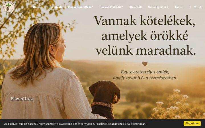 Zrzut ekranu bloomurna.hu