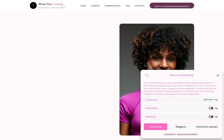 Screenshot of bloomyou-coaching.nl