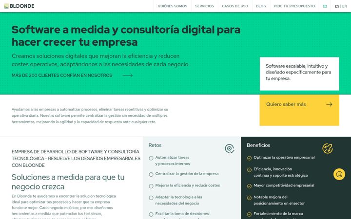 Screenshot of bloonde.com