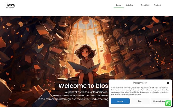 Screenshot of blosra.com
