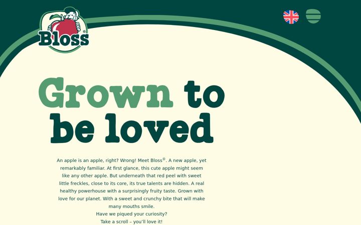 Screenshot of bloss-apple.com