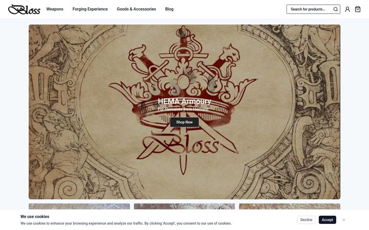 Screenshot of bloss.pl