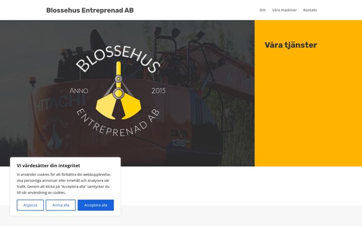 Zrzut ekranu blossehus.se