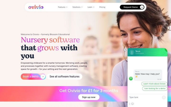 Screenshot of blossomeducational.com