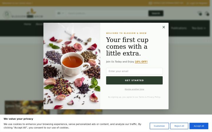 Snimka zaslona za blossomnbrew.com