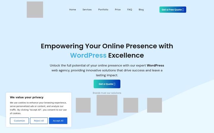 Screenshot of blossomtechs.net