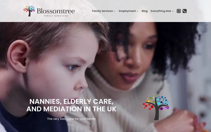 Screenshot of blossomtree.co.uk