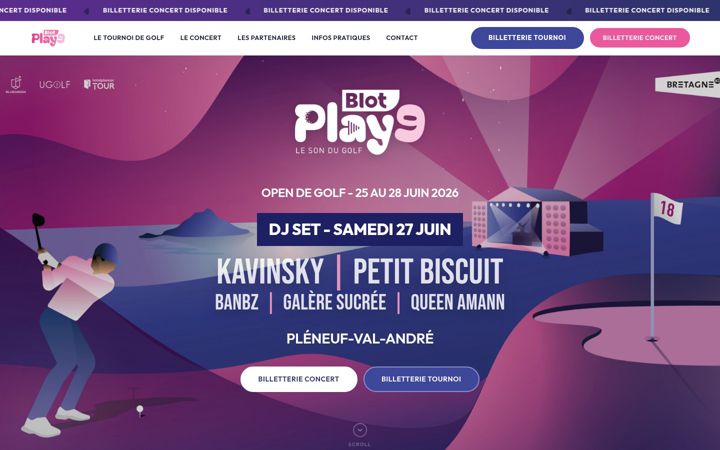 Screenshot of blotopendebretagne.golf