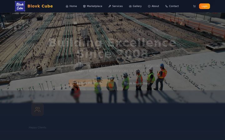 Screenshot of blovkcube.com