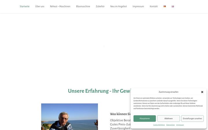 Ekrānuzņēmums no blowmoldersale.com