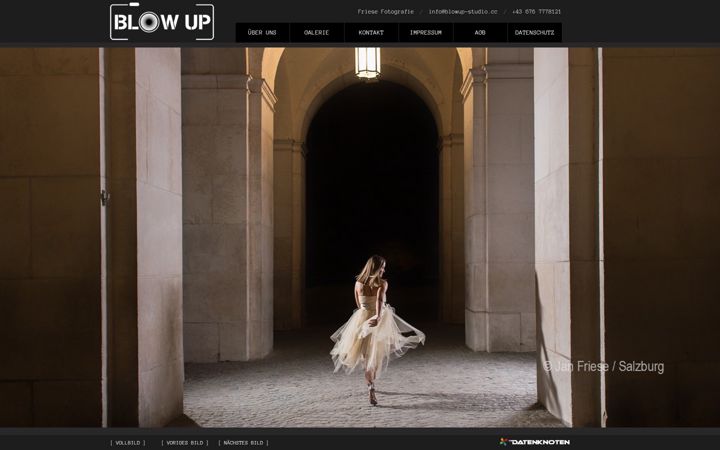 Screenshot of blowup-studio.cc