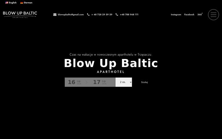 Skjámynd af blowupbaltic.pl