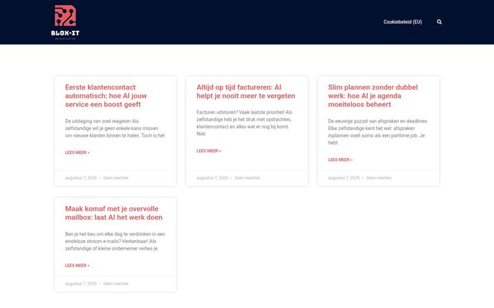 Screenshot of bloxit.be