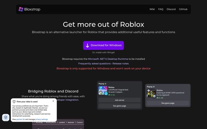 Screenshot of bloxstraplabs.com