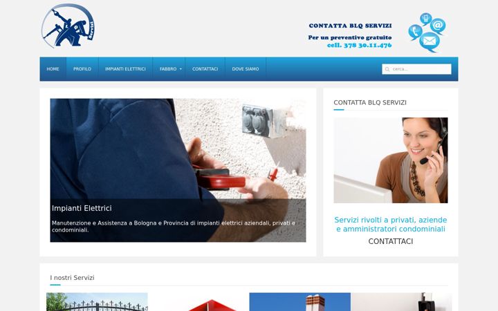 Screenshot of blqservizi.it