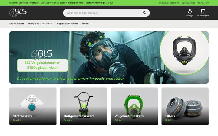 Screenshot of bls-adembescherming.nl