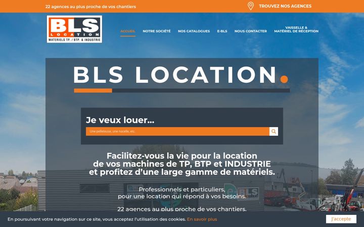 Screenshot of bls-location.fr