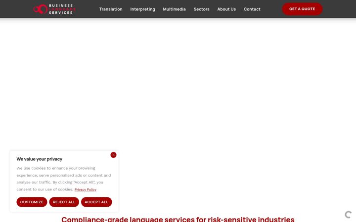 Screenshot ta' bls.cymru