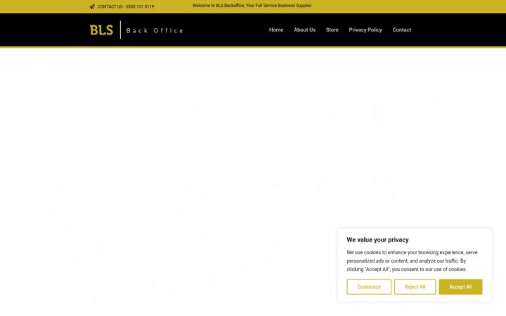 Screenshot of blsbackoffice.net