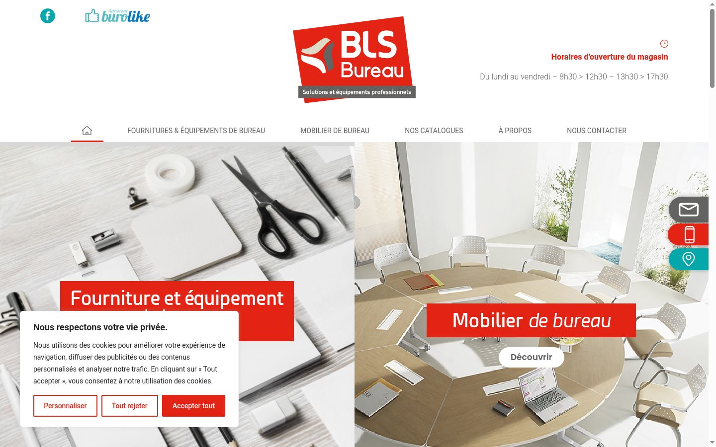 Screenshot tal-banner tal-kunsens muri qabel kwalunkwe interazzjoni