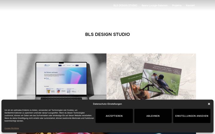 Screenshot of blsdesignstudio.de