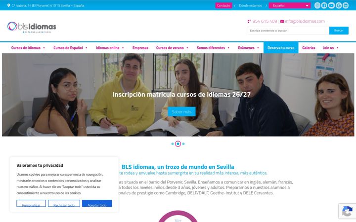 Screenshot ta' blsidiomas.es