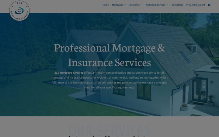 Screenshot of blsmortgages.co.uk