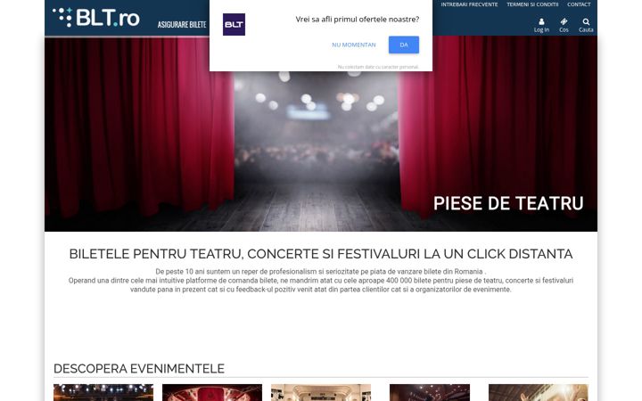 Screenshot of blt.ro