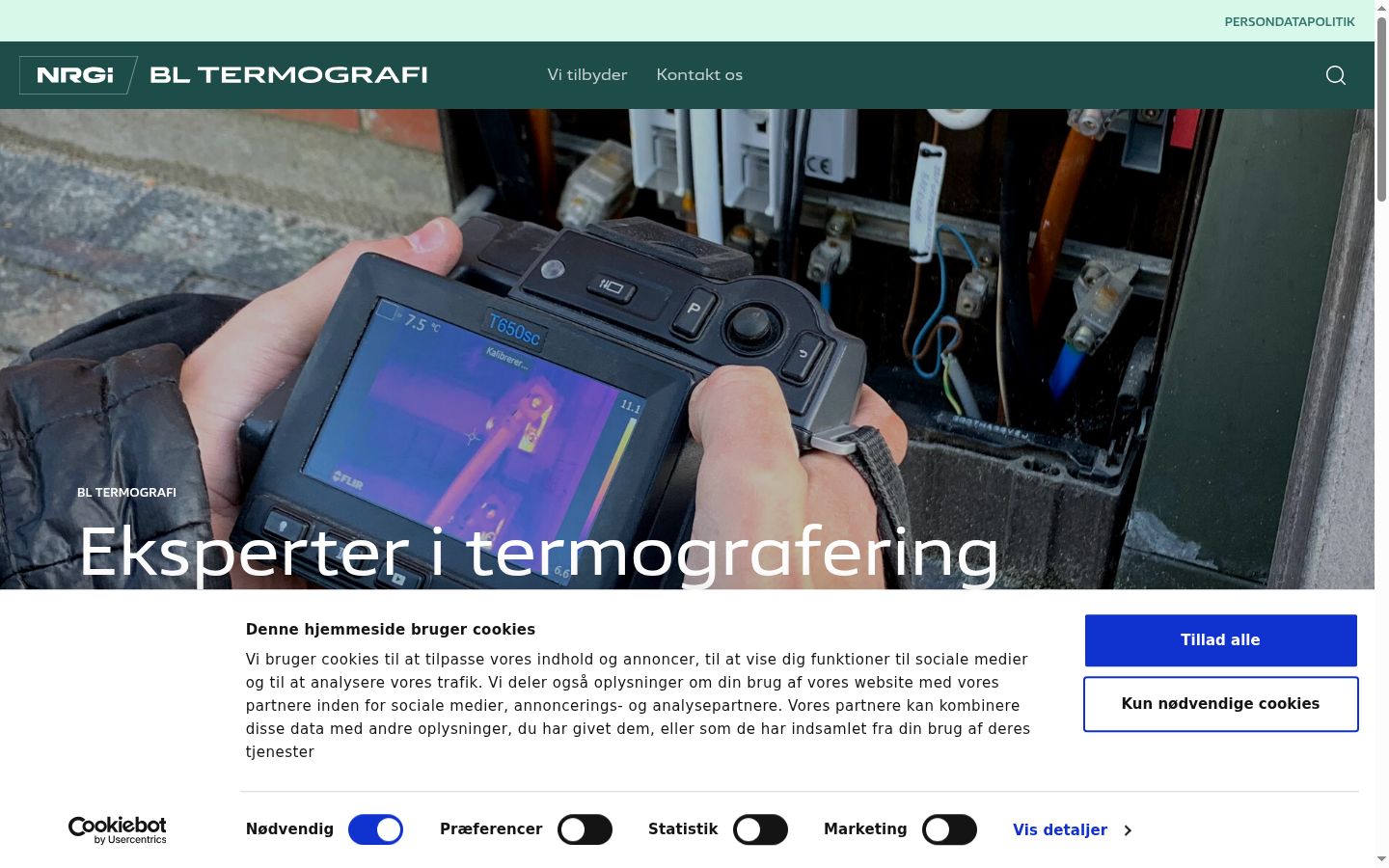 Screenshot tal-banner tal-kunsens muri qabel kwalunkwe interazzjoni