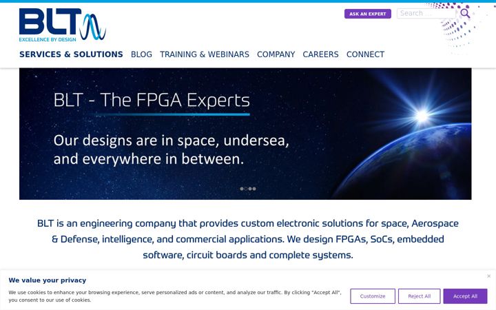 Screenshot of bltinc.com