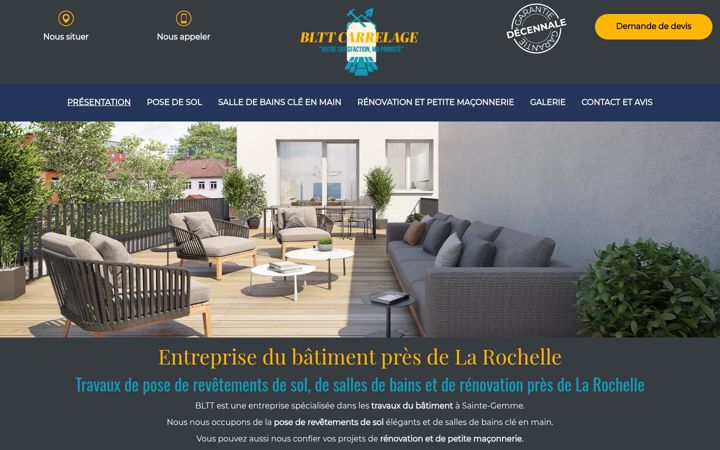 Screenshot of blttcarrelage.fr