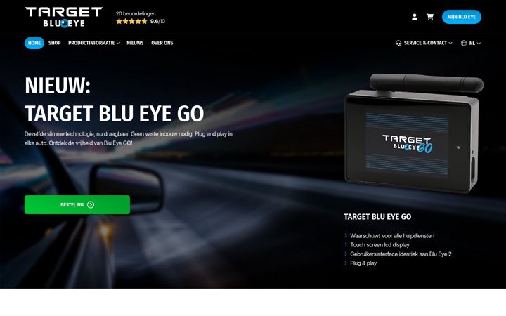 Екранна снимка на blu-eye.eu