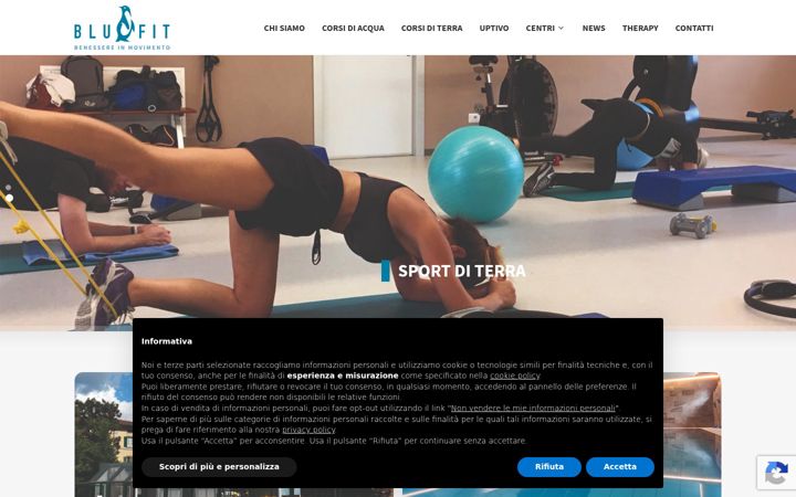 Екранна снимка на blu-fit.it