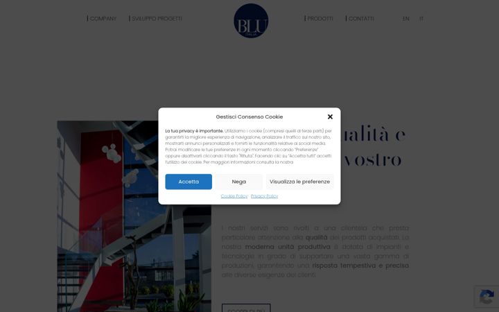 Screenshot of blu-italia.it