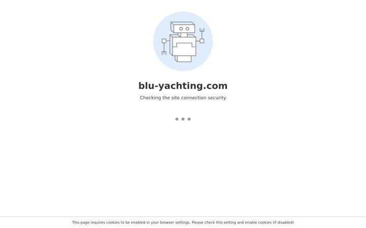Screenshot of blu-yachting.com