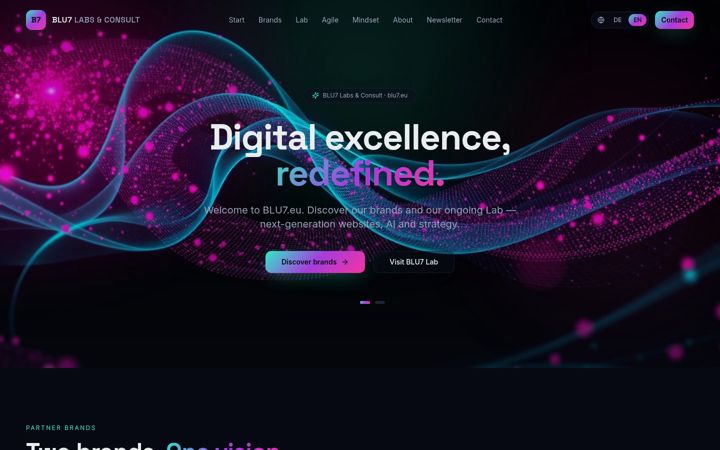 Screenshot of blu7.eu
