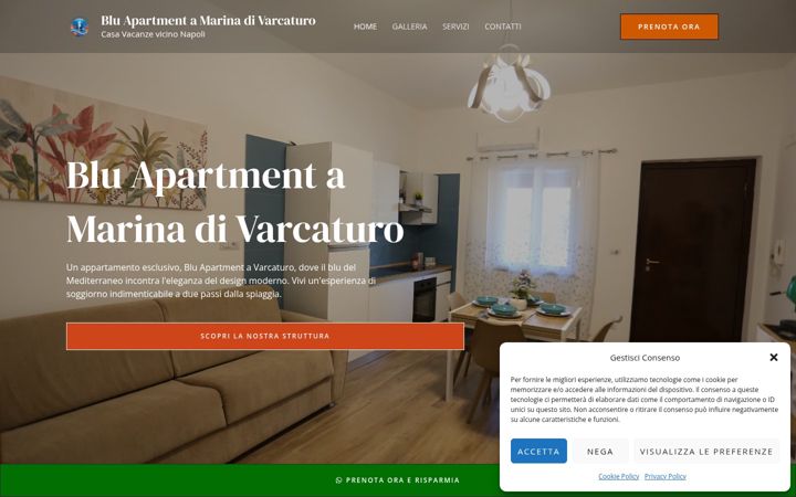 Screenshot of bluapartment.com