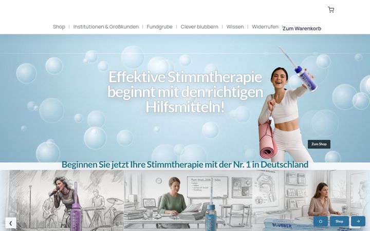 Screenshot di blubberschlauch.de