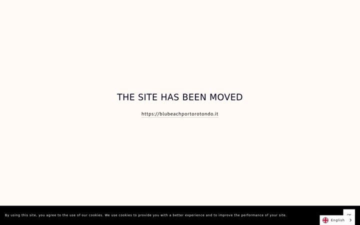 Screenshot of blubeachportorotondo.com