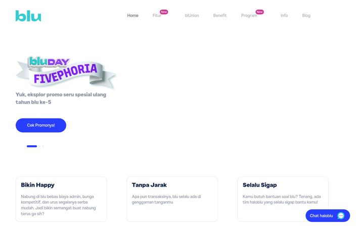 Ekrānuzņēmums no blubybcadigital.id