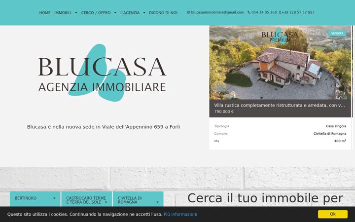 Screenshot of blucasaimmobiliare.it